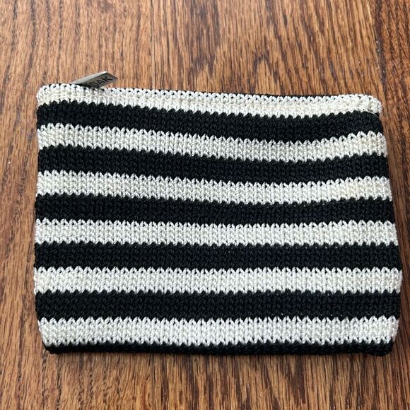 The Sak Handbags - The Sak Black and White Striped Change Purse